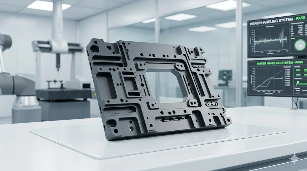 Hard anodized aluminum semiconductor wafer stage component with zero-defect surface finish for cleanroom environments Hard anodized aluminum semiconductor wafer stage component with zero-defect surface finish for cleanroom environments